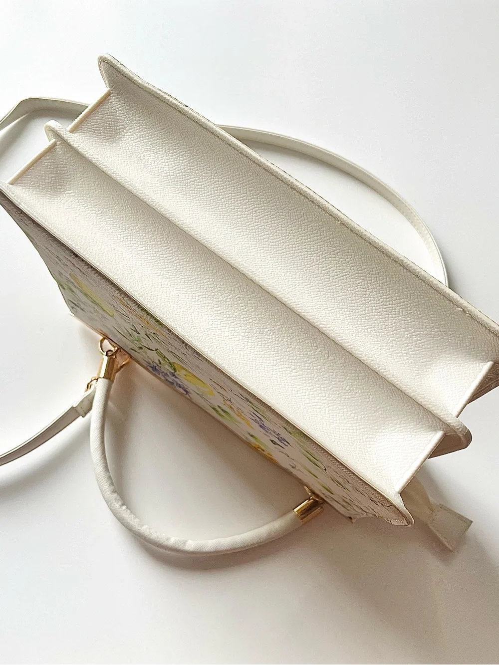 🍋 crossi gorgeous lemon + floral printed crossbody purse